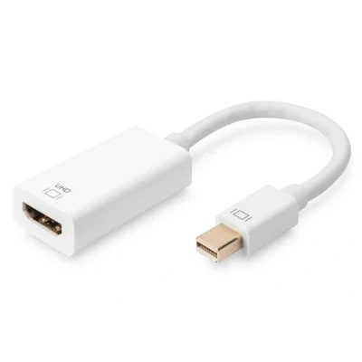 Afbeelding van ASSMANN Electronic AK 340416 002 W video kabel adapter 0,2 m Mini DisplayPort HDMI Type A (Standaard) Wit