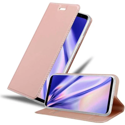 Afbeelding van Cadorabo Hoesje geschikt voor Samsung Galaxy S9 PLUS in CLASSY ROSE GOUD Beschermhoes met magnetische sluiting, standfunctie en kaartvakje Book Case Cover Etui