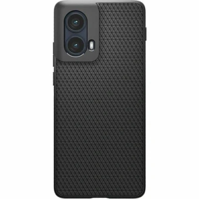Afbeelding van Spigen Liquid Air ontworpen voor Motorola Edge 2024 hoesje mat zwart
