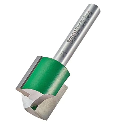 Afbeelding van Trend CraftPro Rechte frees met twee fluiten, 1/4 inch schacht, 19,1 mm snijdiameter en snijlengte, wolfraamcarbide getipt, C029X1/4TC