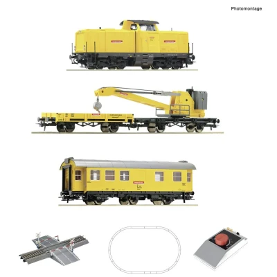 Afbeelding van Roco H0 Analoge Startset Diesellocomotief BR 212 Kraantakel