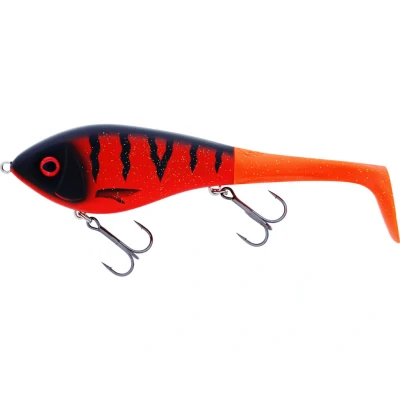 Afbeelding van Westin Swim Tail 12cm 62gr Suspending Fire 1 body 2 tails