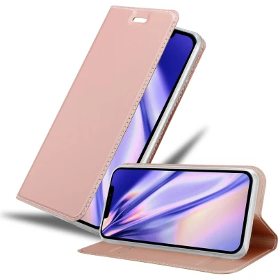 Afbeelding van Cadorabo Hoesje geschikt voor Apple iPhone 12 PRO MAX in CLASSY ROSE GOUD Beschermhoes met magnetische sluiting, standfunctie en kaartvakje Book Case Cover Etui