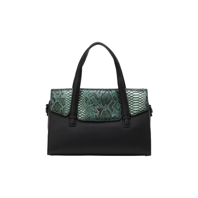 Afbeelding van faina Handtas, Dames, Maat: One Size, Black green