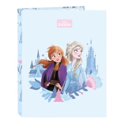 Afbeelding van Ringmap Frozen Ice magic Blauw A4 26.5 x 33 4 cm