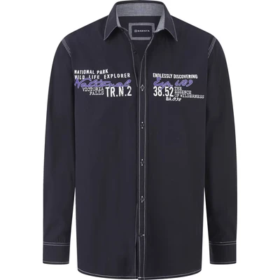 Afbeelding van BABISTA Overhemd &#039;Rinadoro&#039; blauw / donkerblauw wit