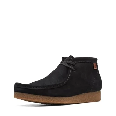 Afbeelding van ClarksShacre BootherenChukka laarsChukkalaarzen,Zwart Suede,46 EU Breed