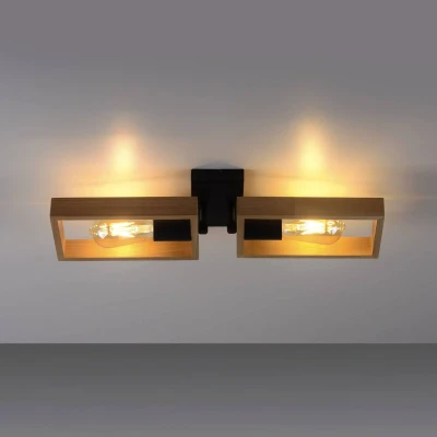Afbeelding van Just Light Landelijke plafondlamp Franky 2 lichts 15657 18
