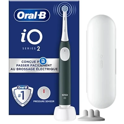 Afbeelding van Oral B Elektrische tandenborstel IO Series 2 voor de zachte reiniging, reisetui, opzetborstelhouder