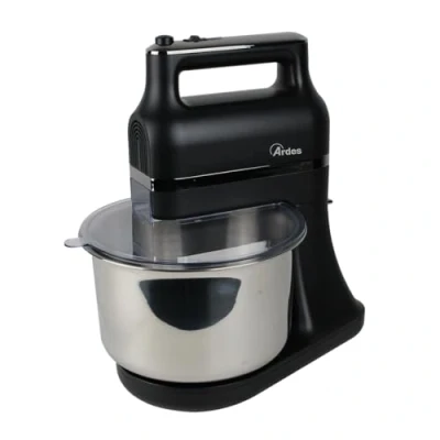 Afbeelding van Sbattitore Elettrico Saturnium ARSBAT02 con Ciotola 400 W in Acciaio Inossidabile Nero