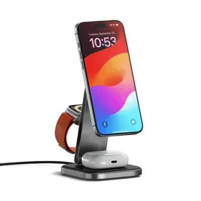 Afbeelding van Satechi 3 in 1 Foldable Qi2 Charging Stand
