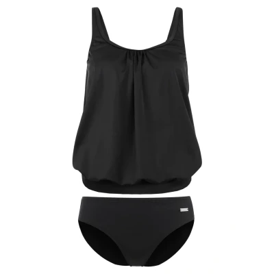 Afbeelding van Lascana Tankini Classic SET Bikini, Dames, Maat: 36, Black