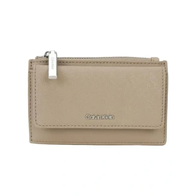 Afbeelding van Calvin Klein MUST ZIP FLAP Portemonnee, Dames, Maat: One Size, Crockery