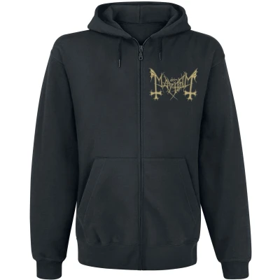 Afbeelding van Mayhem Daemon Vest met capuchon zwart XXL Katoen Band merch, Bands
