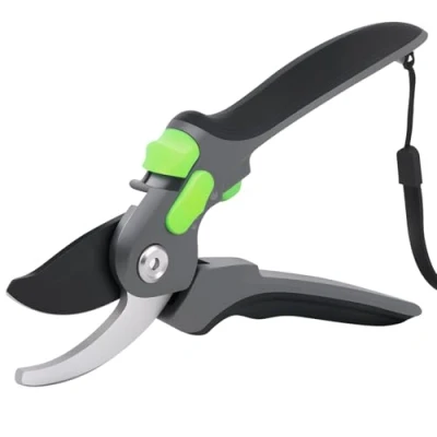 Afbeelding van Foppla Tuinschaar 220 mm, professionele takkenschaar voor verse takken, ideaal tuingereedschap enten, snoeien, oogsten, plantenschaar, boomschaar tuinieren (1)