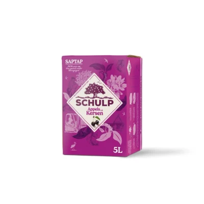 Afbeelding van Schulp Appel &amp; Kersensap Saptap, 5000 ml