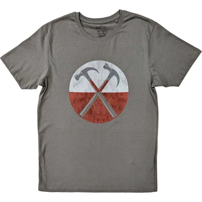 Afbeelding van Pink Floyd Vintage The Wall Hammers Heren T shirt L Grijs