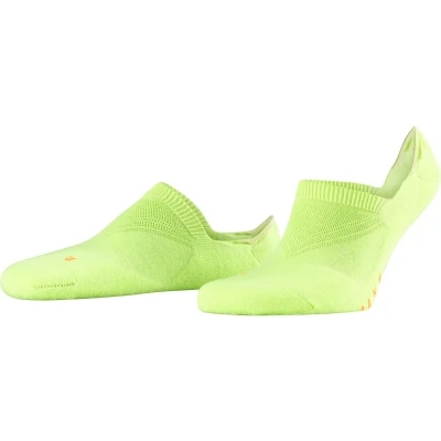 Afbeelding van FALKE Cool Kick anatomische pluche zool functioneel garen footies unisex geel Maat 37 38