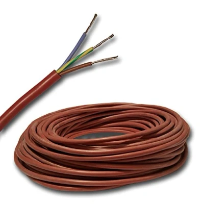 Afbeelding van Siliconen kabel Saunakabel SIHF J 3G2,5 mm² 99,9% OFC vertind koper, bijv. voor saunakachel of saunalamp per meter keuze in stappen van 1 uw keuze: 4 3 x 2,5 (3 2,5) mm2