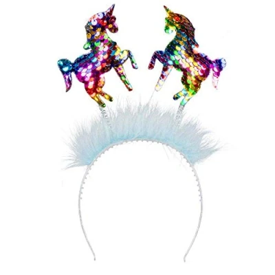 Afbeelding van Boland Diadeem Eenhoorns Één maat Volwassenen Vrouwen Fantasy Unicorn