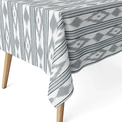 Afbeelding van Martina Home Hars gecoat tafelkleed eilanden, 140 x cm, grijs