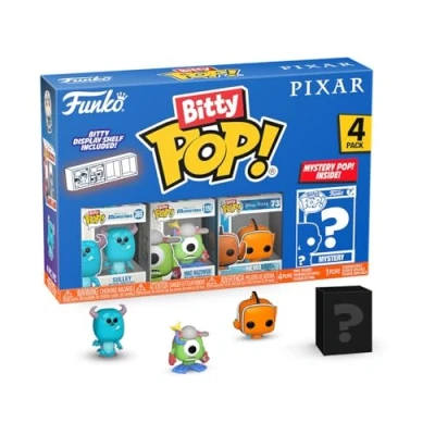 Afbeelding van Funko Bitty POP! Pixar 4 Pack Mike Wazowski, een Mystery Figureand A Surprise Mini Figure 0.9 Inch (2.2 Cm) Collectie Verzamelobject Cadeau Idee Taart Topper