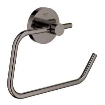 Afbeelding van Grohe Essentials closetrolhouder zonder klep hard Graphite Geborsteld
