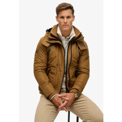 Afbeelding van Superdry Mountain Winterjas, Heren, Maat: XL, Denim co tobacco brown