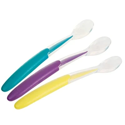 Afbeelding van NUK Soft Siliconen lepel 3 kleuren