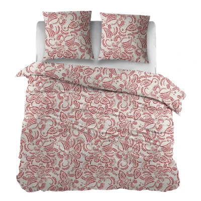 Afbeelding van Snoozing Chou Dekbedovertrek Tweepersoons 200x200/220 cm Rood