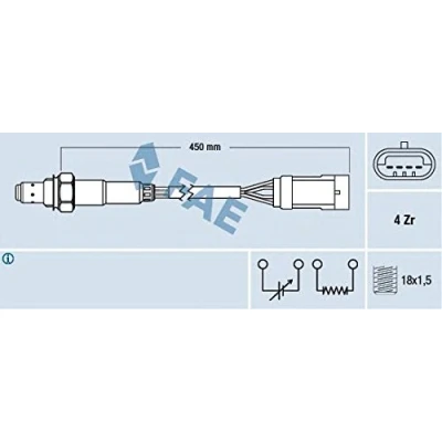 Afbeelding van Fae Lambda sonde 77207
