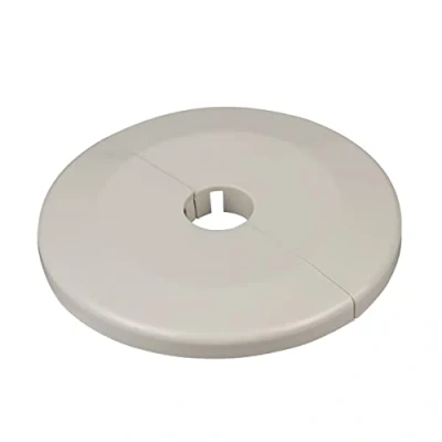 Afbeelding van FUX Verwarmingsbuis rozetten, enkel, 2 stuks, grote buiten Ø 65 mm, binnendiameter 10 mm 43 verwarming, buisafdekking, afdekrozetten, bekleding, radiatoren (18 crèmewit RAL 9001)