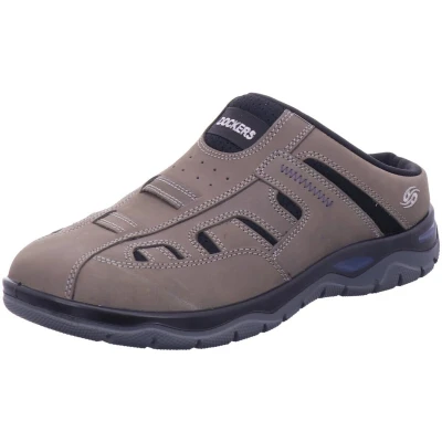 Afbeelding van Dockers by Gerli Clogs grau, Heren, Maat: 40, Grau Leer