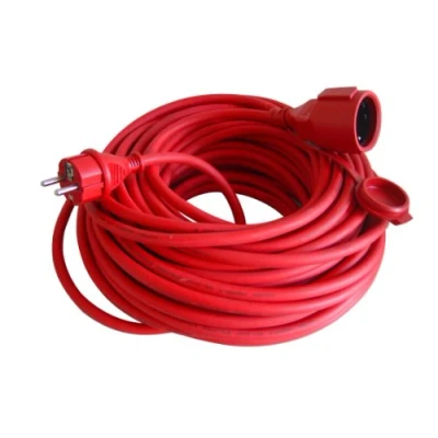 Afbeelding van UNITEC Rubberen verlenging H05RR F3G1,5mm² 25m, IP44, rood