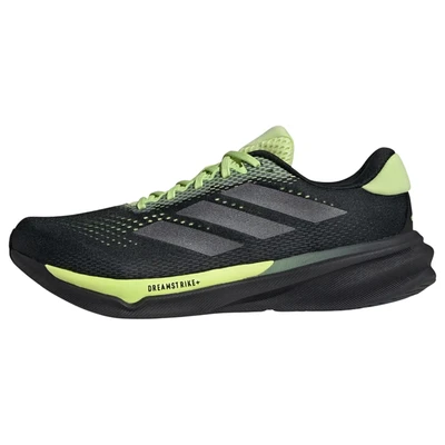 Afbeelding van adidas Performance Supernova Stride 2 Hardloopschoenen voor op de weg, Heren, Maat: 42, Core black iron metallic pulse lime Textiel/ synthetisch