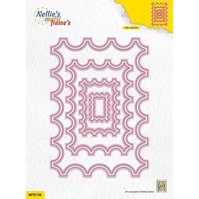 Afbeelding van Nellie Choice Multi Frame Die Rechthoek MFD156 (03 23)