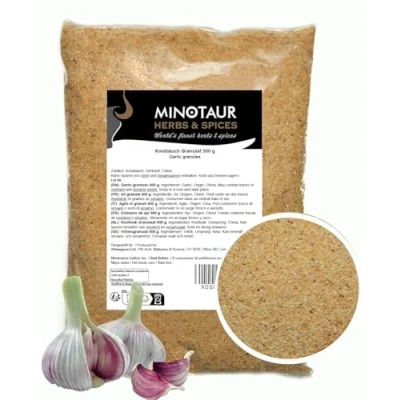 Afbeelding van Minotaur Spices Knoflook Granulaat, Knoflookkorrels Stukjes Fijn 2 x 500 g (1 Kg)