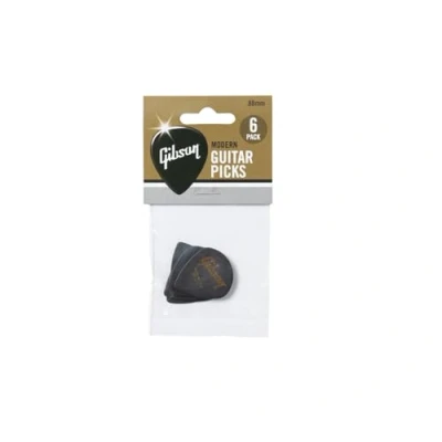 Afbeelding van Gibson APRM6 88 Modern Guitar Picks 6 Pack Black 0.88 mm plectrumset (6 stuks)