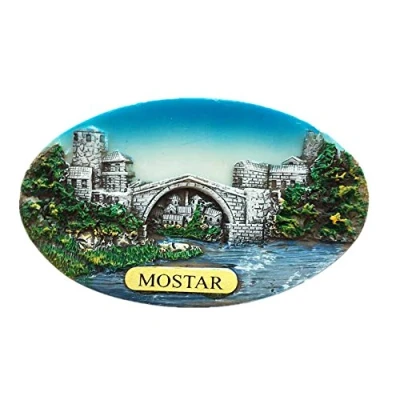 Afbeelding van MUYU magneet 3D Bosnië en Herzegovina souvenir koelkast magneet, Huis &amp; keuken decoratie, polyresin ambacht