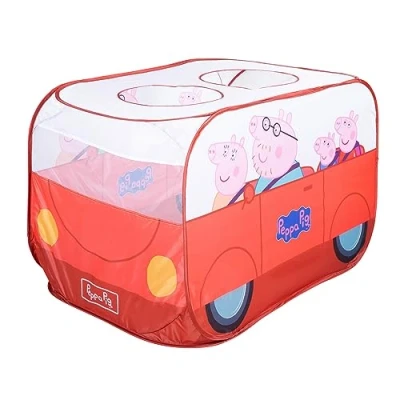 Afbeelding van roba Pop up speelbus Peppa Pig rood