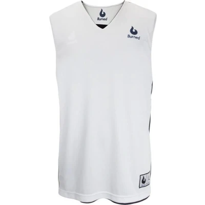 Afbeelding van Burned Dubbelzijdig Jersey Donkerblauw Wit L