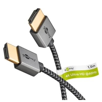 Afbeelding van Goobay 75752 HDMI kabel 1 m Type A (Standaard) Grijs