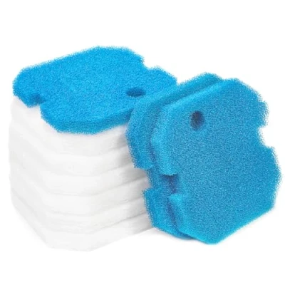 Afbeelding van LTWHOME Compatibele Filterschuim Grof en Filtervlies Wit Set Geschikt voor Eheim 2616260 Professioneel Pro 2 2226/2326/ 2026/2128 Ervaring 350 Aquariumfilter (9 Stuks, 3 reeks)