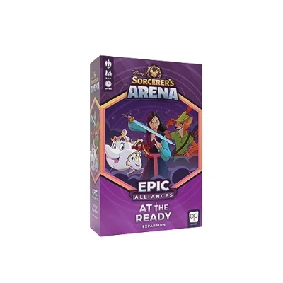 Afbeelding van Disney Sorcerer&#039;s Arena: Epic Alliances At the Ready Expansion Featuring Robin Hood, Mrs. Potts, and Mulan Officieel gelicentieerd Strategy &amp; Family Board Game Leeftijden 13+