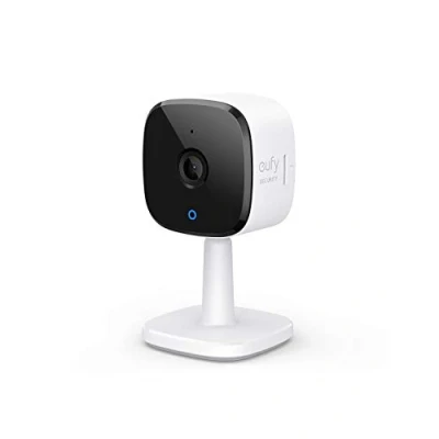 Afbeelding van eufy Security Indoor Cam C120 bewakingscamera voor binnenshuis, persoonsherkenning, met stemassistent, bewegingssensor, nachtzicht, MicroSD geheugenkaart vereist