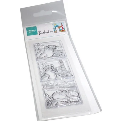 Afbeelding van Marianne D Clear Stamps Hetty&#039;s Peek a boo Beach CS1130 44x43mm 45x43mm 43x43mm (05 23)