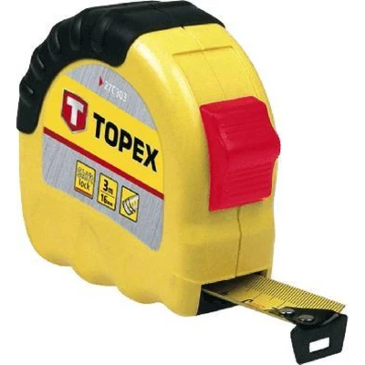 Afbeelding van topex rolmaat 8 m shiftlock nylon gecoat 25 mm band 27c308