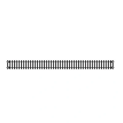 Afbeelding van Hornby R601 OO Gauge dubbel rechte spoor, extra spoorstukken voor modelspoorwegsets, modeltreinspoorstukken schaal 1:76