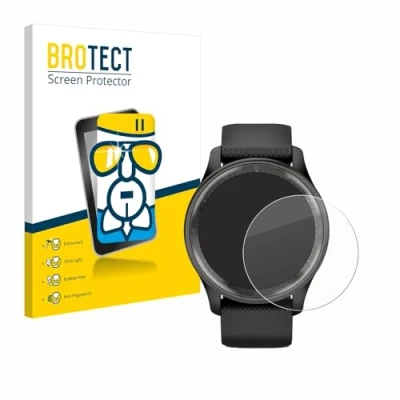 Afbeelding van BROTECT Glas Screen Protector voor Garmin Vivomove Trend Schermbeschermer [9H Hardheid, Beschermglas Folie niet Gehard Glas]