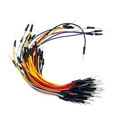 Afbeelding van OcioDual 65 x Dupont Jumper Kabel Mannelijk / Brug voor Protoboard Breadboard Pic Solderless Draad